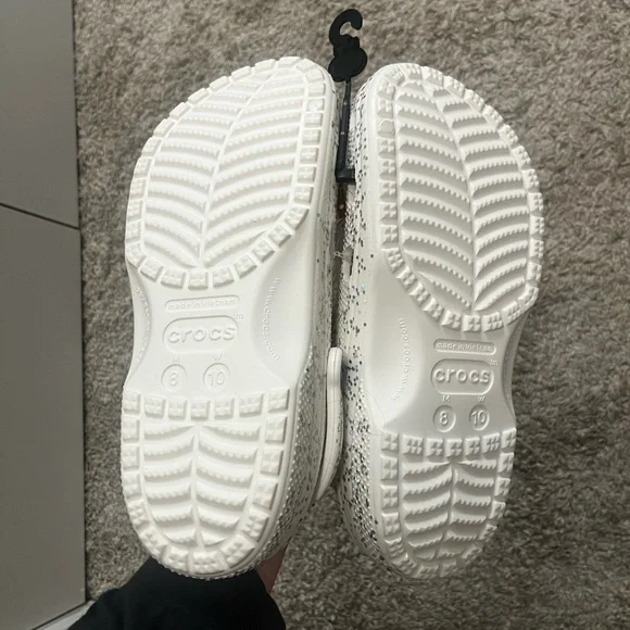 NWT Glittery Adult Unisex Crocs - Picture 4 of 4